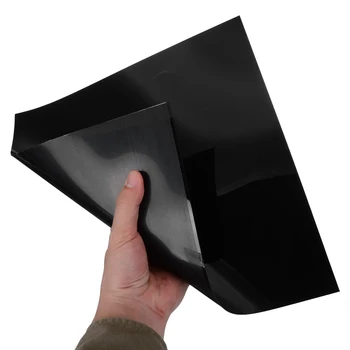 1 kom. kvalitetne crne plastike list ABS plastike kvadratni list fleksibilna glatka stražnji alat dijelova 300*300*0.5 mm