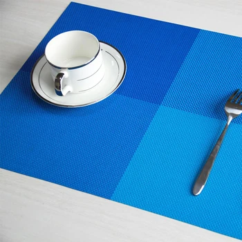 2/4 kom set multi-boji tepisi jastučići Placemat zaštita đonovi toplinska izolacija kuhinjski stol tepisi PVC stol, ubrus šalica mat