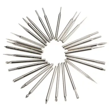 3 mm spojni dijamant neravni skup svrdlo za rotacionog alata прецизионная graviranje navoj brušenje alata za nokte drill nakit