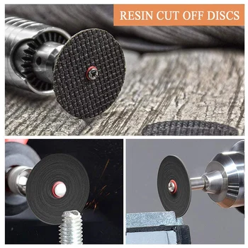 31шт rezanje diskova za rotirajući alat Dremel Dijamantni rezni krug i HSS disk pile i katranski rezanje diskova
