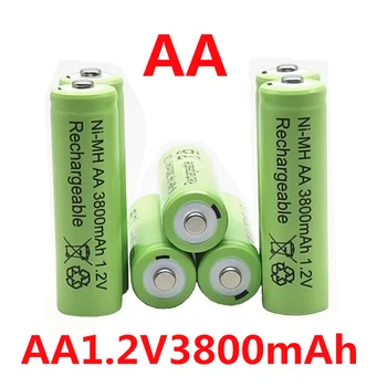 AA 3800mAh 1.2 V baterija Ni-MH punjiva baterija za igračka daljinskog upravljača punjive AA baterije 1.2 v 3800mah batterie