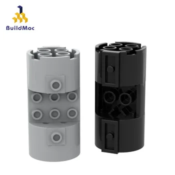 BuildMOC kompatibilan prikuplja čestice 30360 3x3x6 cilindrične posebne pieceBuilding blokovi dijelova DIY logo obrazovne poklon igračke