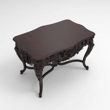 Cijeli set stol 3D model dizajn za glodalica CNC graviranje woodworking STL format detalje datoteke A1202