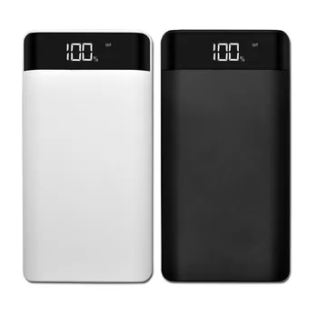 Dual USB LCD zaslon portable Power Bank Box 8x 18650 Punjač DIY Case 5V 2A Powerbank battery Case s led svjetiljku