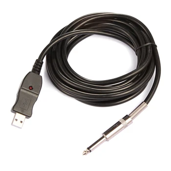 Gitara na PC USB записывающий kabel vodeći adapter je pretvarač Sučelja veza 6,5 mm
