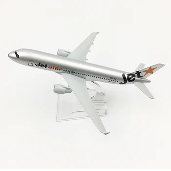 Jetstar model Aviona Airbus A320 airplane 16CM Metal alloy diecast 1:400 model aviona igračka za djecu besplatna dostava