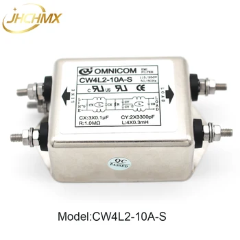 JHCHMX Highquality Power EMI Filter Single Phase Double-section CW4L2-10A20A/30A-S 220V 50/60 Hz za Co2 laser za rezanje