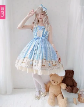 Originalni Time Memory Lolita Dress OP Dress Palace Retro Ruffle JSK Soft Girl