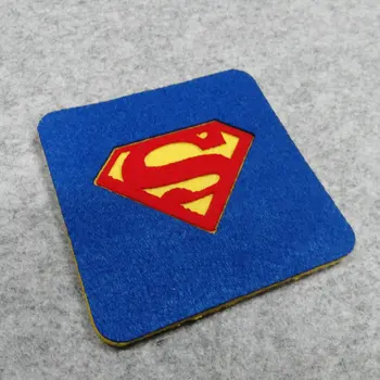 Partywakaka 10 kom League superheroj kvadratnom filc željeznica Superman Batman Čudo žena Flash Kup miš crtani Pad supply