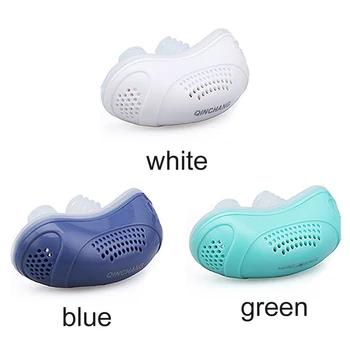Praktičan električni uređaj protiv hrkanja dah noćni nos 3 boje USB punjenje silikagel automatski spavanja začepljen nos