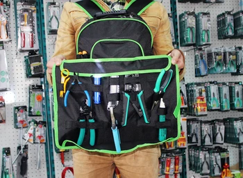 Pro-a zaslon skit 9ST-307 univerzalni električni alat ruksak univerzalni putnu torbu dvostruka ramena torbu za alat veliki kapacitet za pohranu