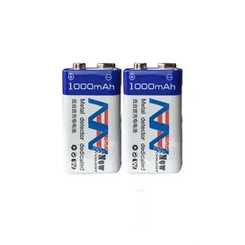 SHSEJA 1000mAh SUPER BIG 9V li-ion punjiva lithium 9 Volt Batterie Hersteller garantie+1pc 2-utor za smart 9V AA AAA 18650 Punjač