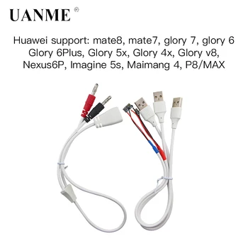 Telefon trenutni test kabel za napajanje dc kabel za Huawei Mate 7 8 Slava 4x 5x 6 6Plus 7 V8 Nexus 6P zamislite 5s Maimang 4 P8 / MAX