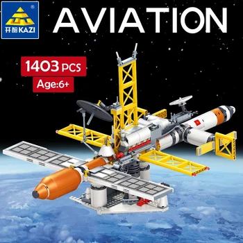 Кази originalni avionski svemirski brod gradivni blokovi svemirski brod Satelit Saturn raketa model obrazovanje djece igračke 1403ШТ cigle